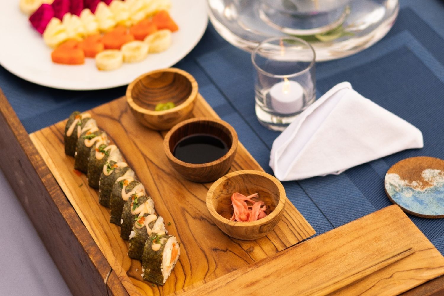 Salmon Mentai Uramaki 